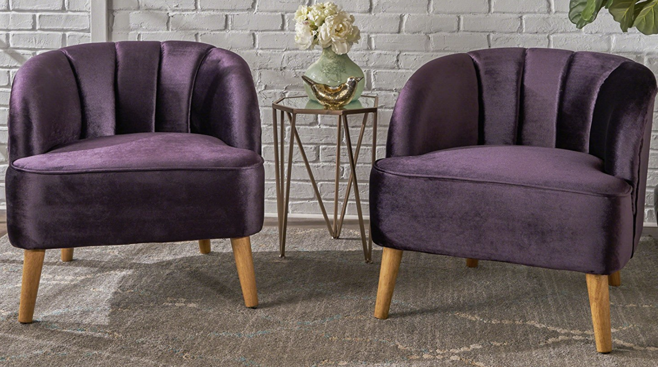 Purple Petal Chairs