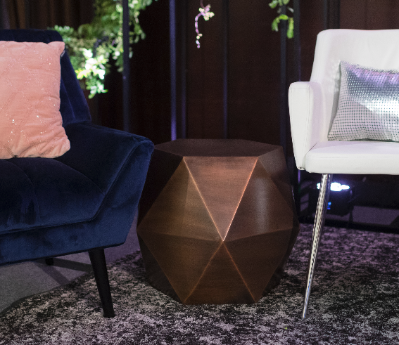 Copper Hex Accent Tables