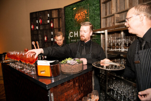 Corporate Event, Bar Backdrop