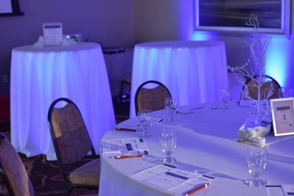 Corporate event lighting design and production