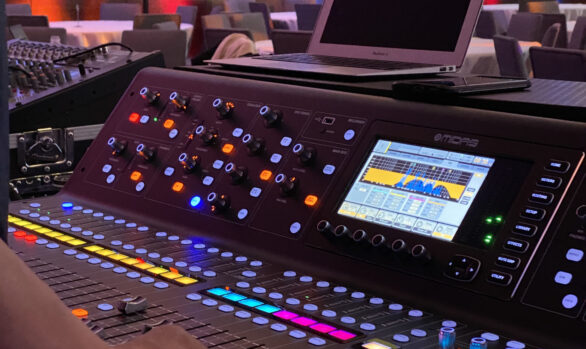 Corporate event AV and audio production