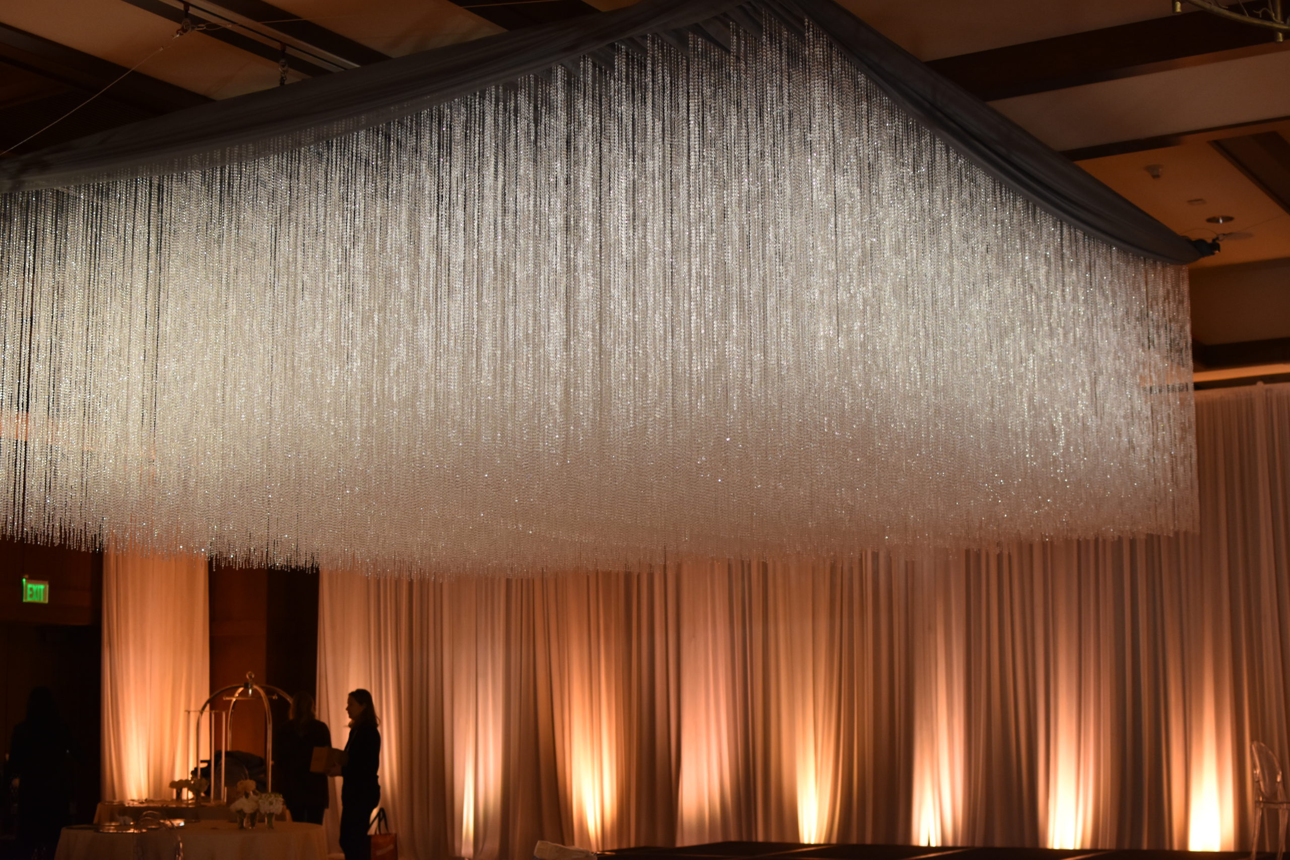 16′ x 16′ Faux Crystal Installation with Lighting